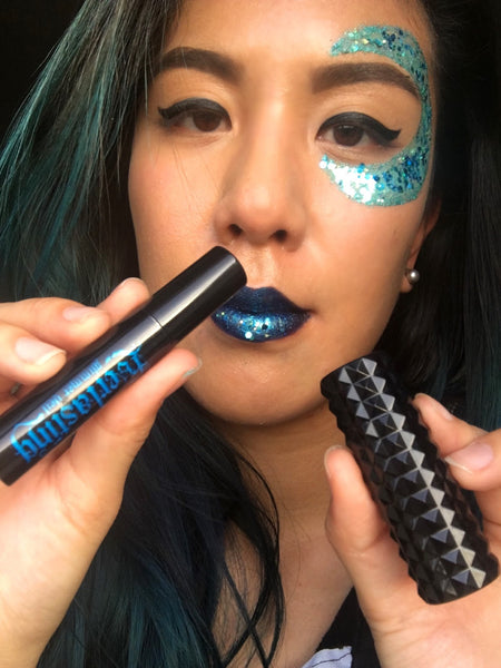 Blue Moon Lunautics Chunky Face Glitter Festival Makeup Tutorial