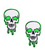 Pastease x iHR Bone to Be Wild Glow in the Dark Skull Pasties