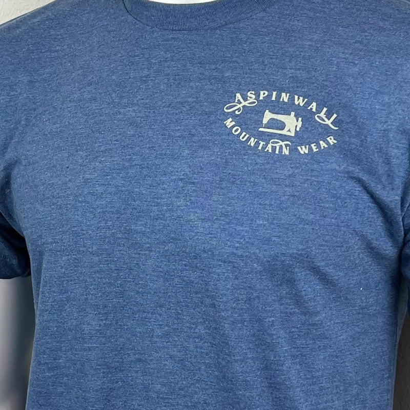 Aspinwall Premium Cotton T-Shirt | River Blue Color | Comfort Fit Casual Wear