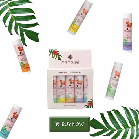  buy Hanalei Company Kukui Oil Lip Balm Set