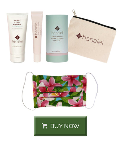 Hanalei Sasha Travel skincare set is the perfect gift for her Christmas 2020