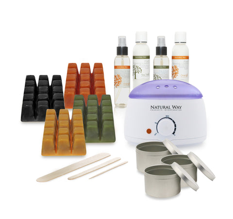 NANDKUVAR Oil and Wax Heater Wax Warmer Kit for Hair Removal with 1 Packs  Hard Wax Beans (100 g) & 1 Pcs steel spatula, 35 wax strips Painless at  Home Hair Removal