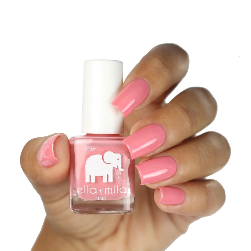 Cotton Candy Pink Bubblegum Pink Nails