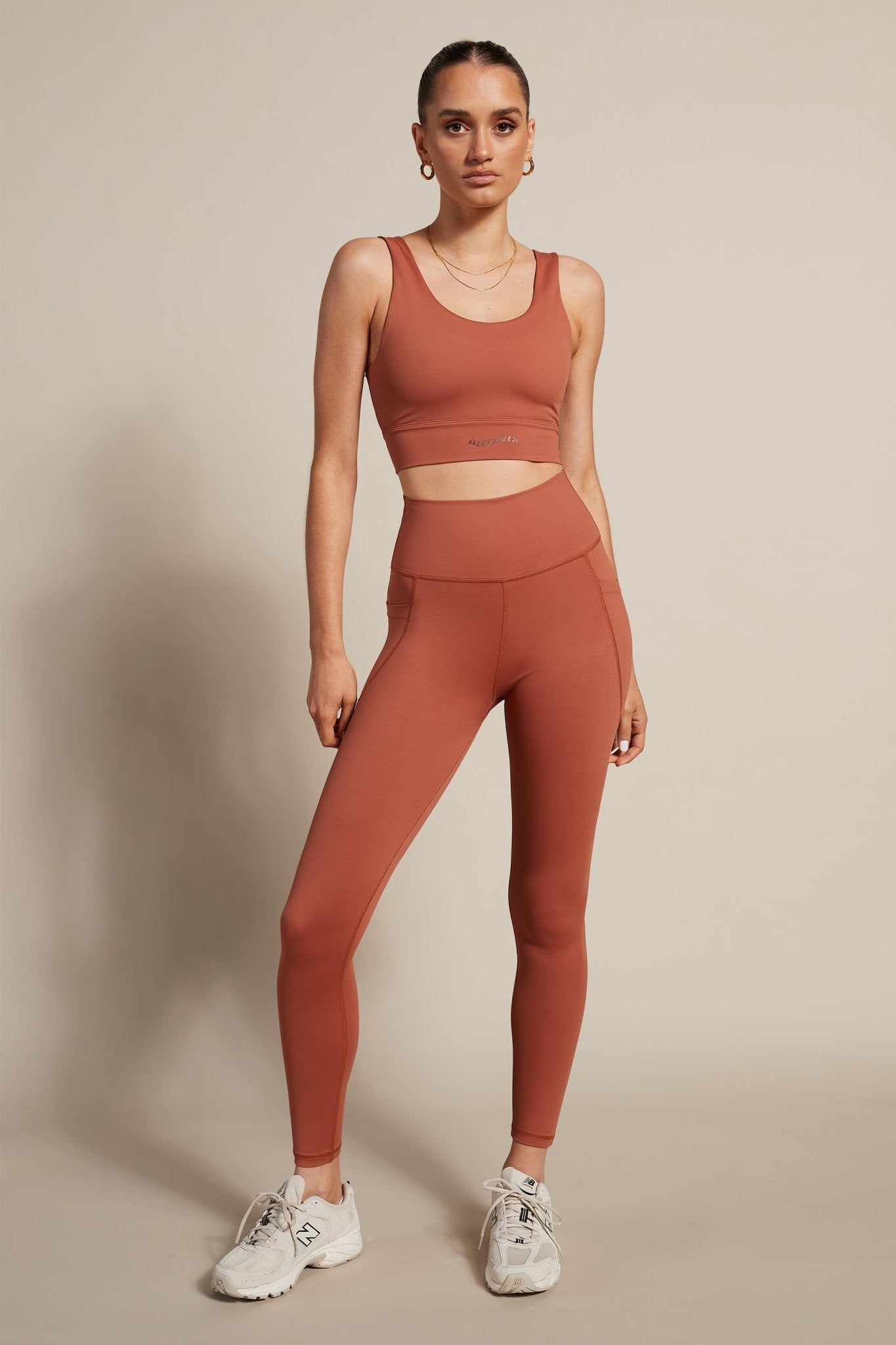 All Fenix Luna Full Length Legging Pink AFS1804 - Free Shipping at