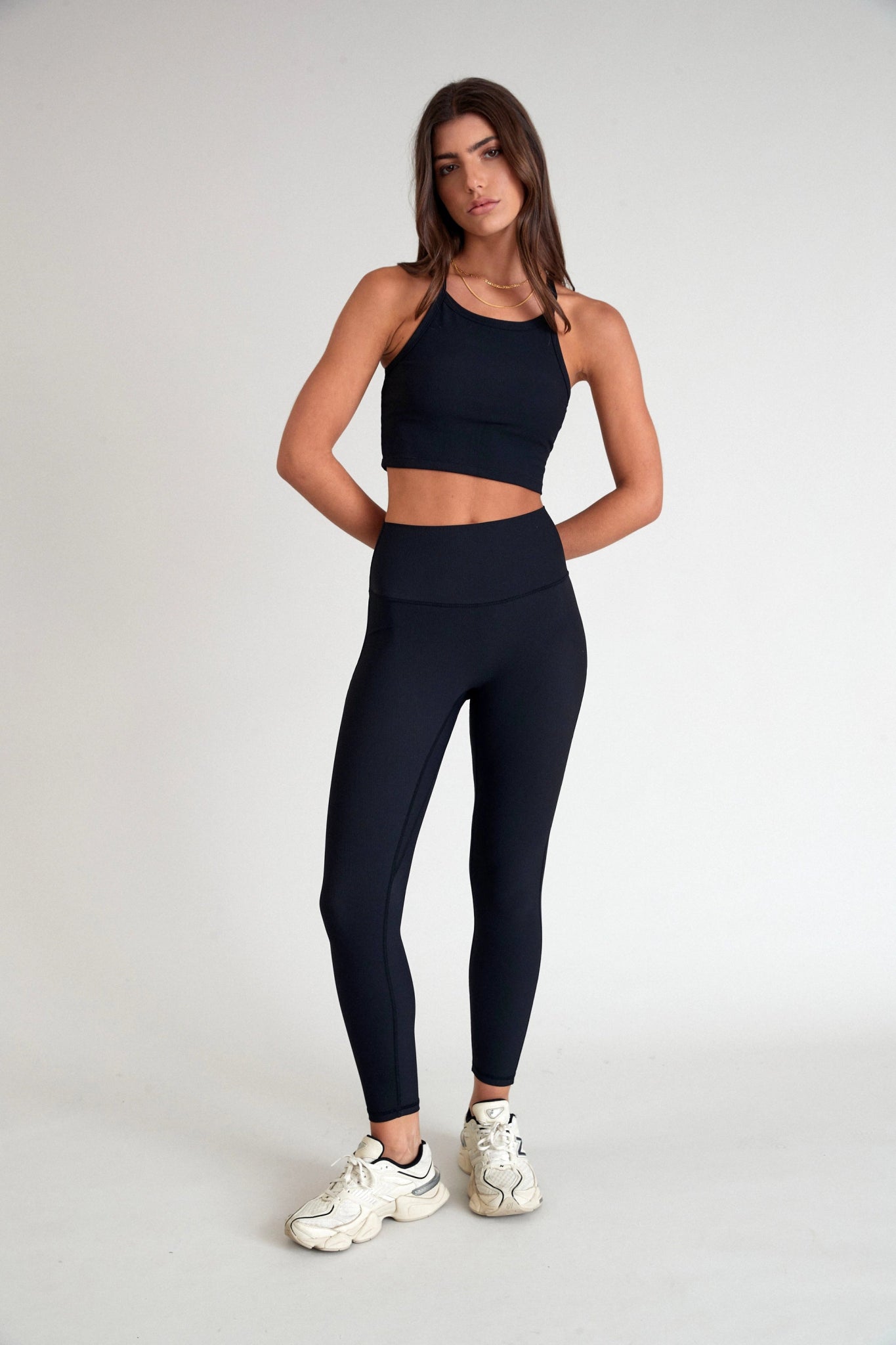 Torrid - Black Strappy Side Active Swim Crop Legging