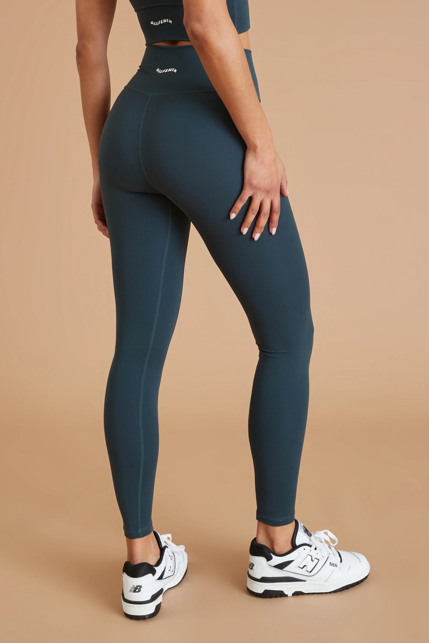 All In Motion Contour High-rise 7/8 Leggings With Ribbed Power Waist