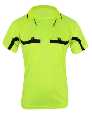 yellow referee shirt