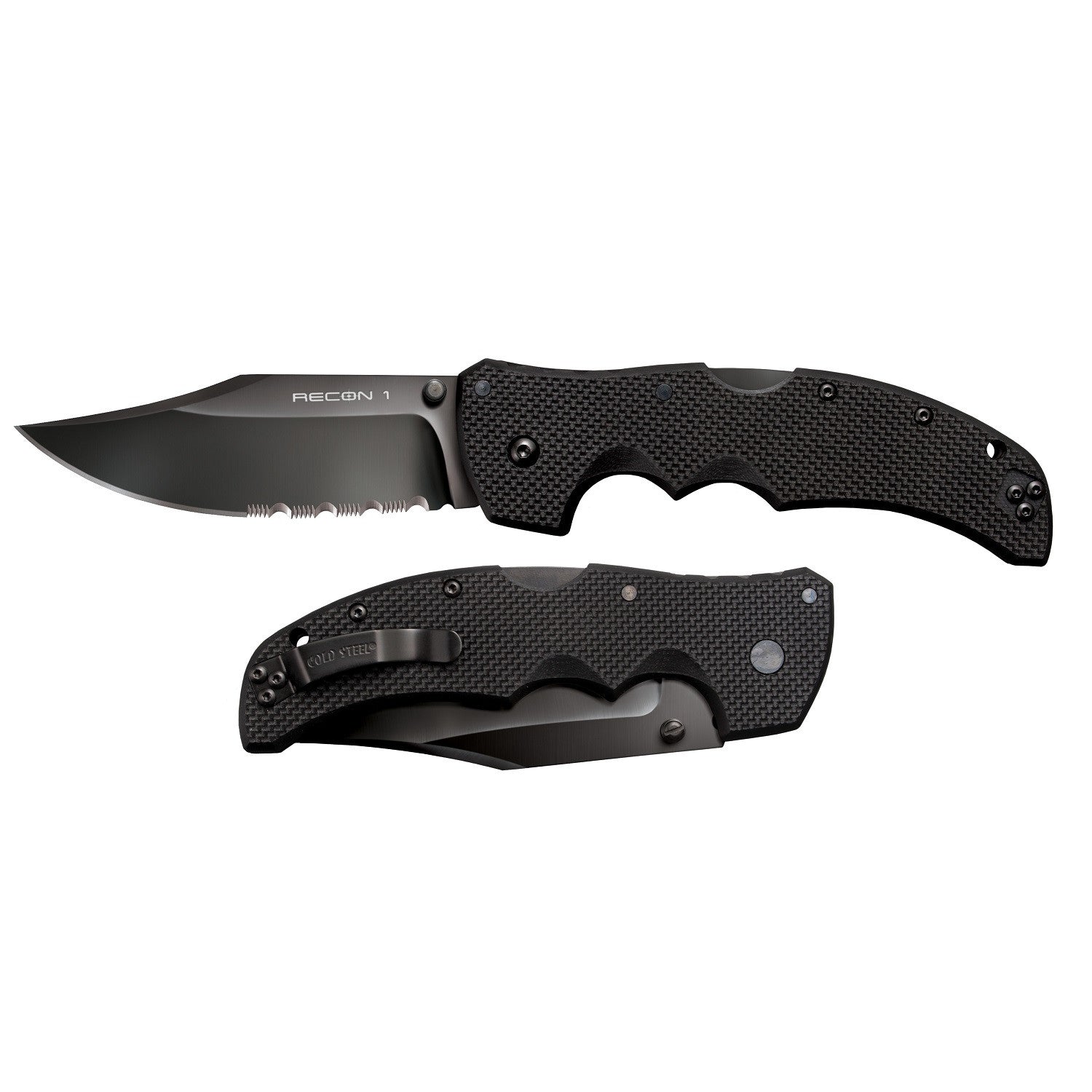 Cold Steel Recon 1 Clip Point Half Serrated 4in Folding – Seven Summits