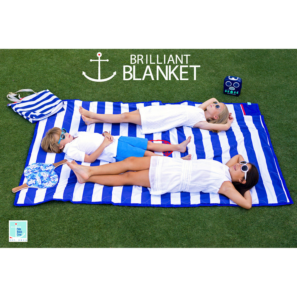Brilliant Blanket: Cabana Collection - Cabana Blue