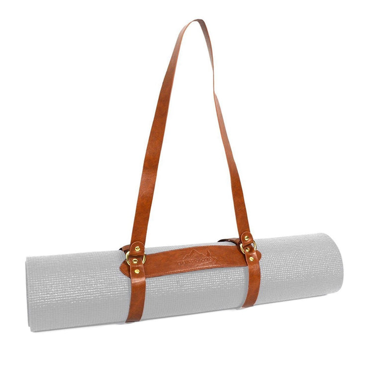 Vegan Leather Yoga Mat Carrier Blanket Strap Blanket Carrier