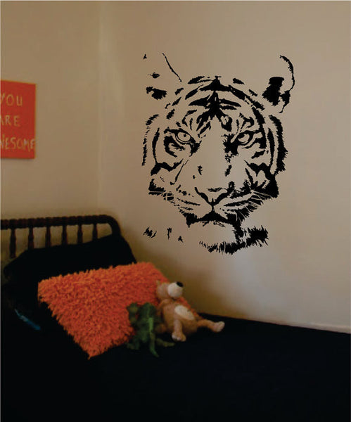 Tiger Face Design Animal Decal Sticker Wall Vinyl Decor Art – boop decals