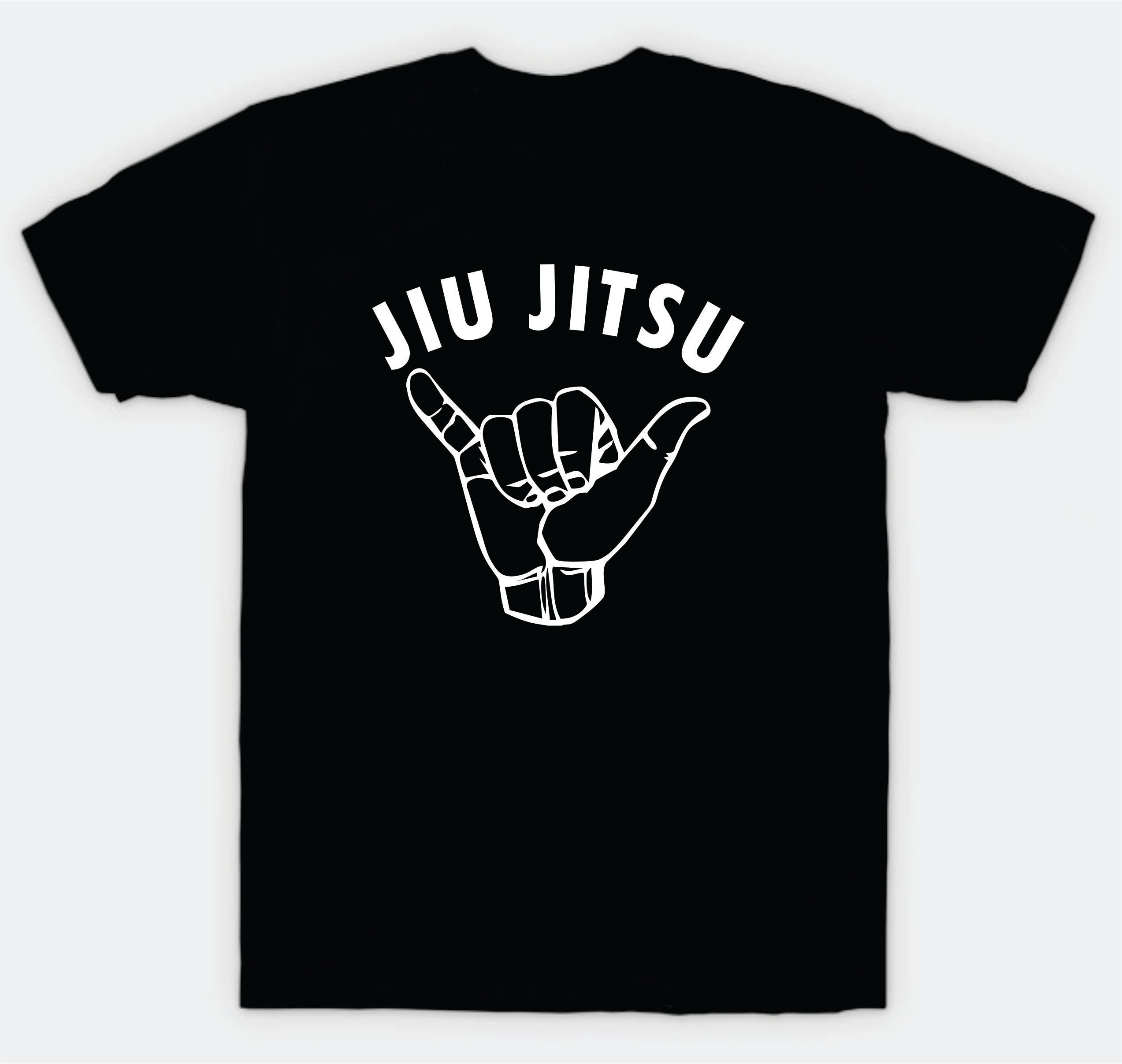 Jiu Jitsu Shaka T-Shirt Tee Shirt Vinyl Heat Press Custom Quote Teen Kids Boy Girl Tshirt Sports MMA