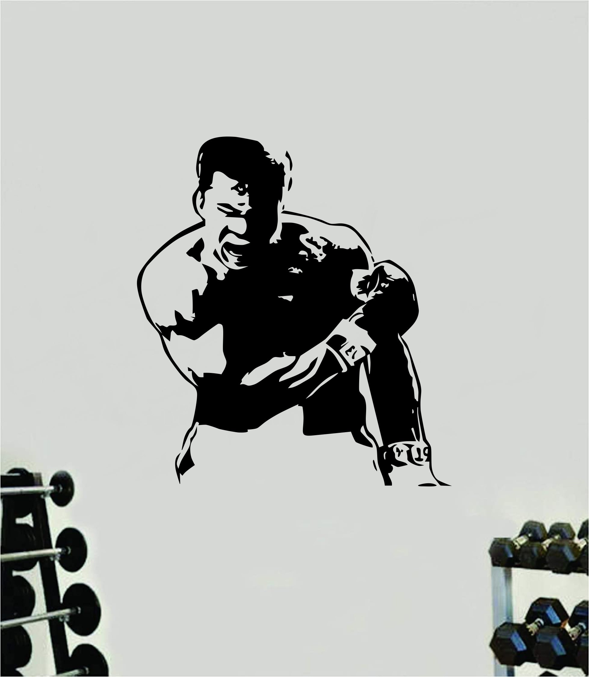 Muhammad Ali Wall Decal Home Decor Art Sticker Vinyl Bedroom Room Sports Inspirational Motivational 