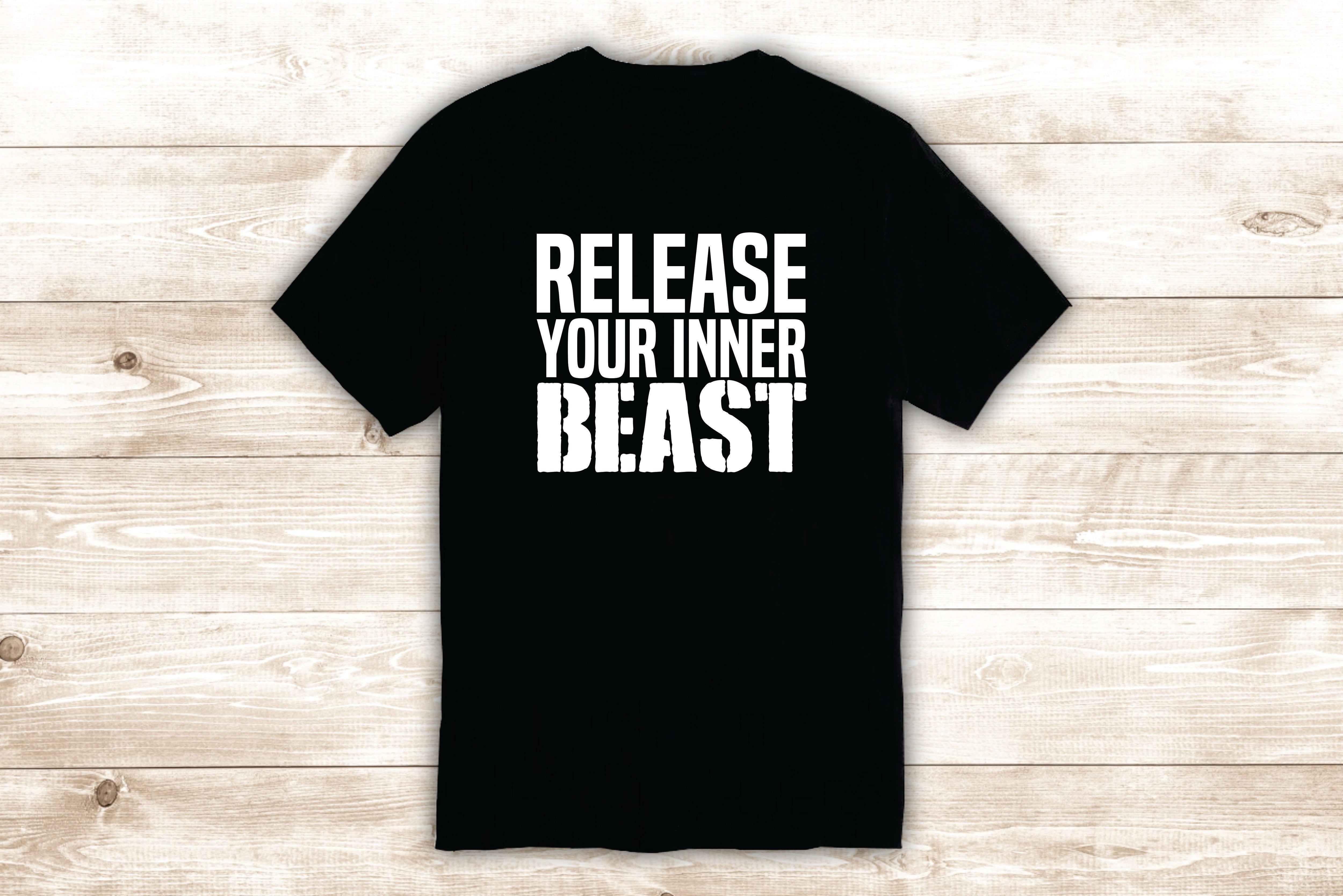Release Your Inner Beast T-Shirt Tee Shirt Vinyl Heat Press Cust