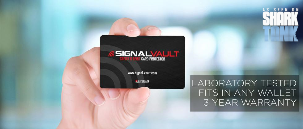 SignalVault Credit Card Protector - As Seen On Shark Tank