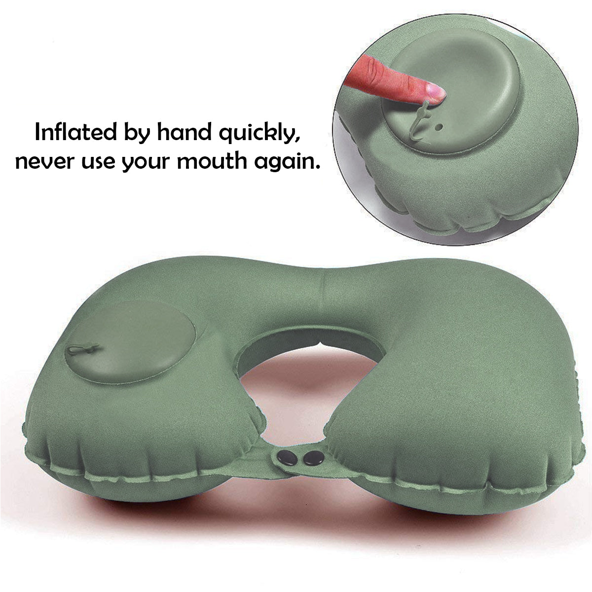 inflatable neck pillow