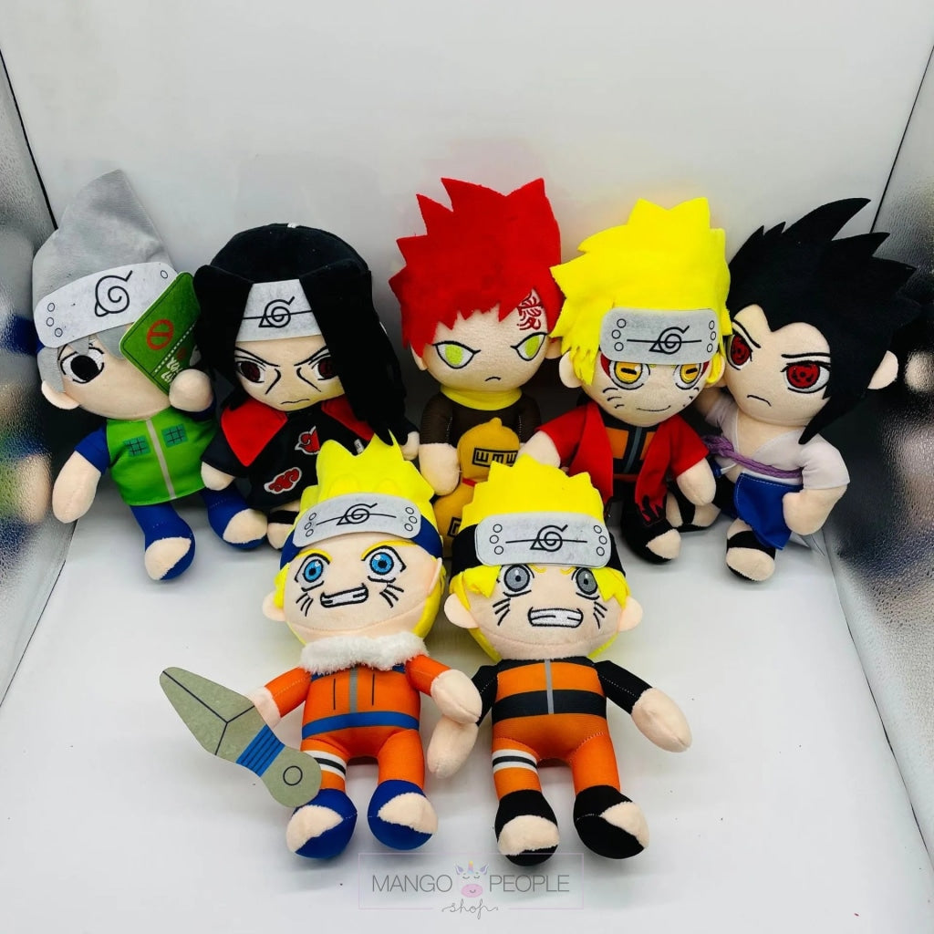 Pack Collection 5 Peluches de Naruto 28cm - Naruto Shippuden