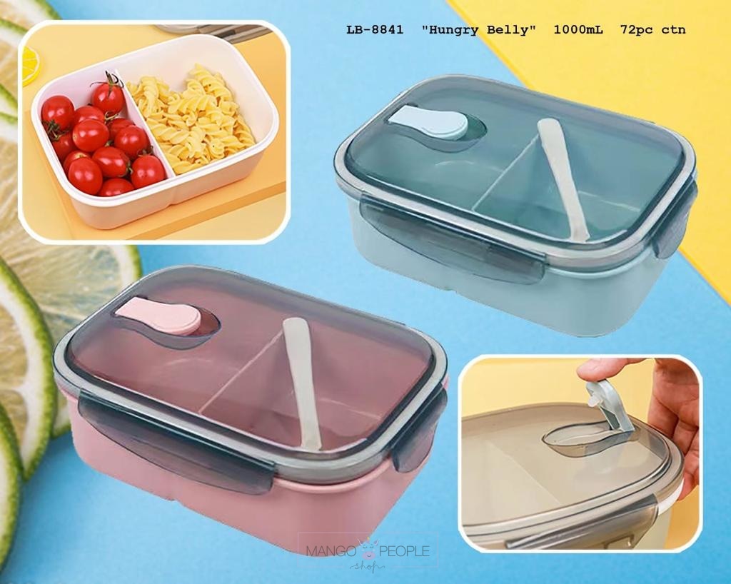 Multi-compartment reusable lunch box in duck egg – Huski Home