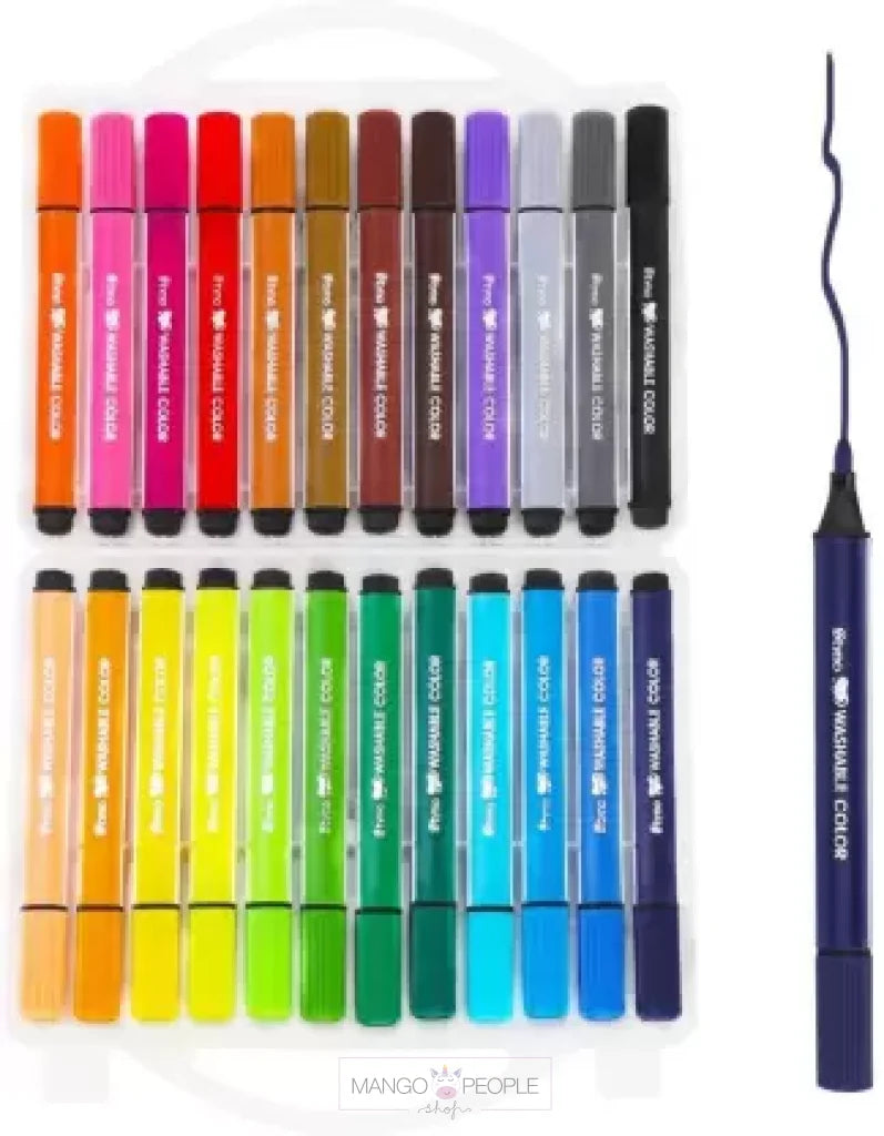 48 Colors Water-washable Drawing Marker Pens For Writing, Coloring, Drawing  And Detailing School, Office And Art Supplies