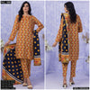 3 Piece Original Printed Linen Suit (PLC-188)