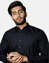 Black Stitched Kameez Shalwar (AMW-WSK-004) Annafeu Apparels