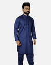 Navy Blue Stitched Kameez Shalwar (AMW-WSK-003) Annafeu Apparels