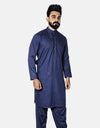 Navy Blue Stitched Kameez Shalwar (AMW-WSK-003) Annafeu Apparels