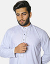 Silver Sand Stitched Kameez Shalwar (AMW-WSK-009) Annafeu Apparels