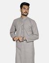 Chambray Embroidered Stitched Kurta (AMW-CK-001) Annafeu Apparels