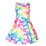 Rainbow Dinosaur Twirl Dress - My Cutie Pye Boutique