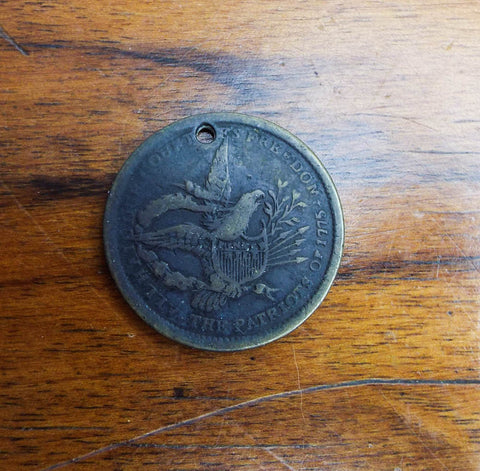 Antique Political Temperance 1775 Patriotic Brass Coin – Yesteryear ...