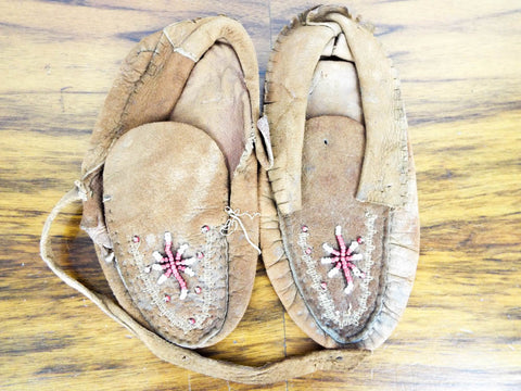 leather indian moccasins