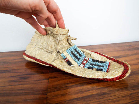 crow indian moccasins