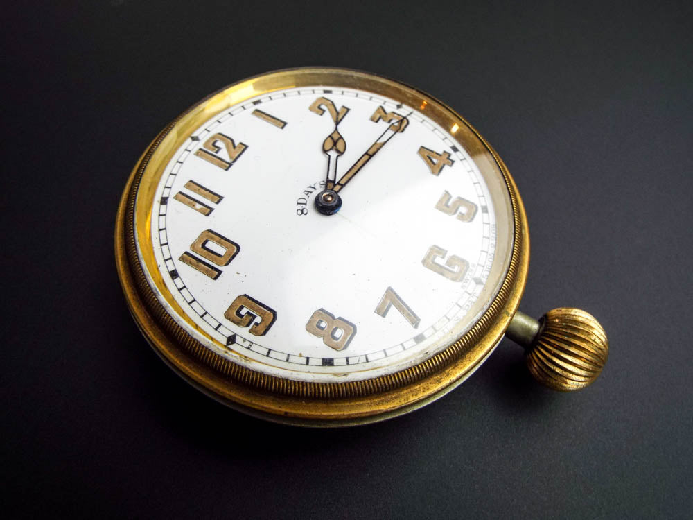 vintage argentan 8days goliath doxa pocket watch