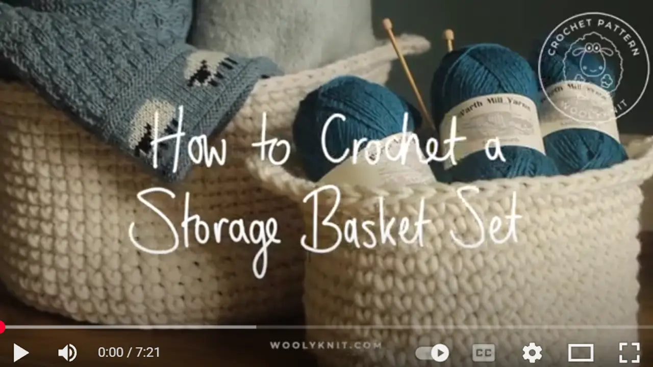 Crochet Basket Tutorial