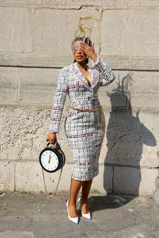 Cardi B Attended Thom Browne Haute couture show at Paris 2023
