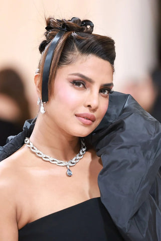 Priyanka Chopra wearing Gartier Diamond Necklace