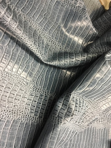 faux alligator leather fabric