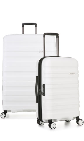 antler luggage white