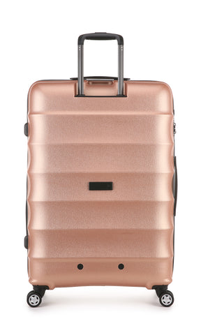 revelation rose gold suitcase