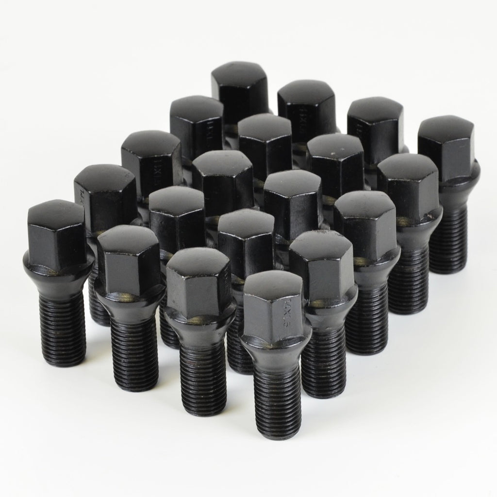 black wheel bolts