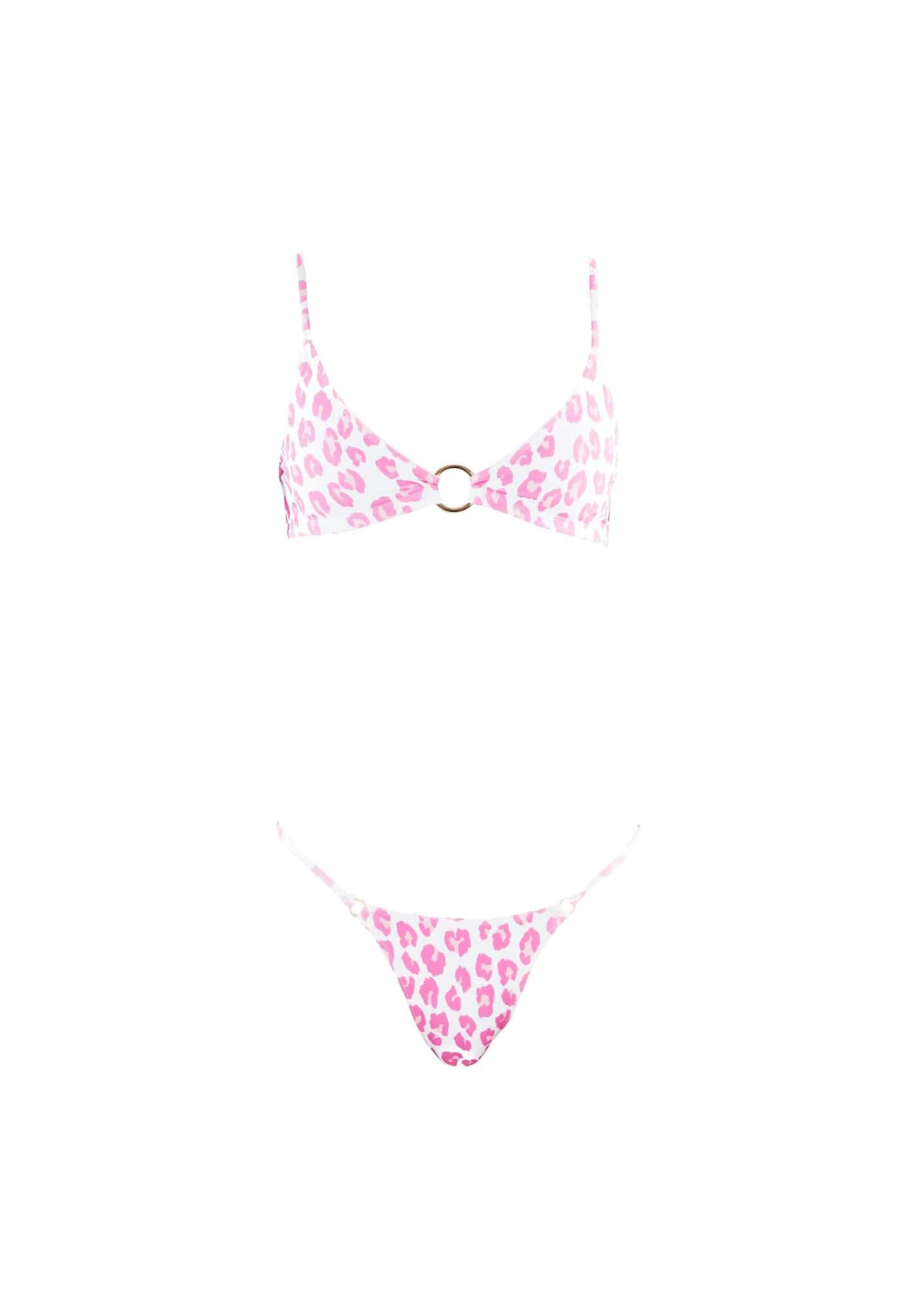 pink leopard swimsuit