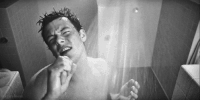 singing in shower