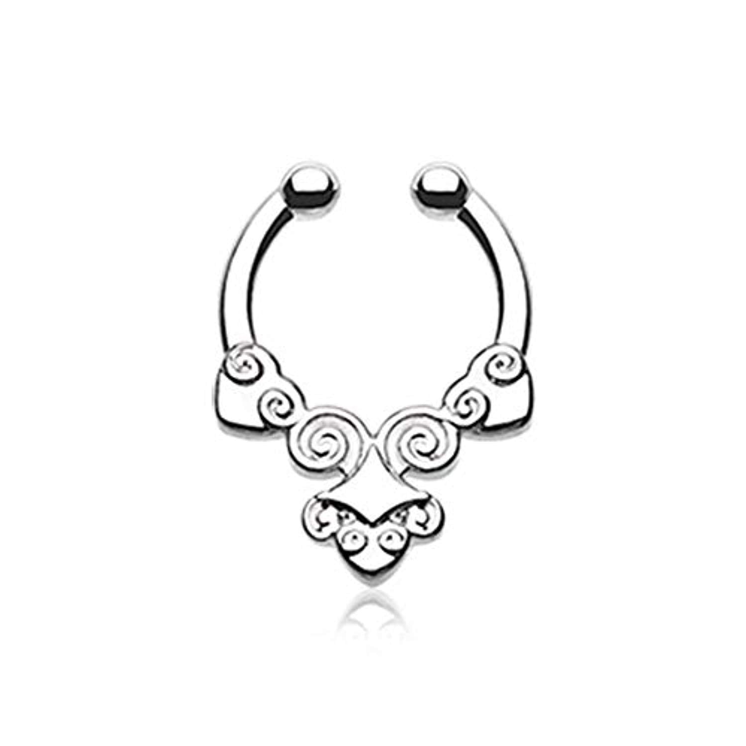 Tribal Laran WildKlass Fake Septum Clip-On Ring