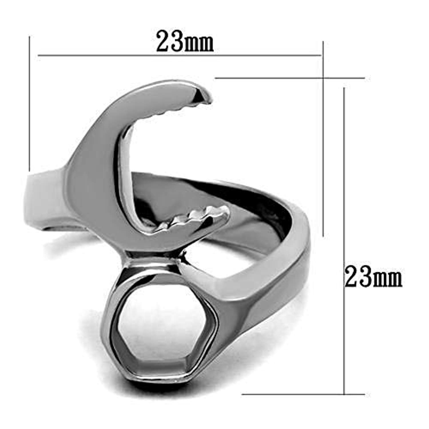 WildKlass Stainless Steel Ring High Polished Men