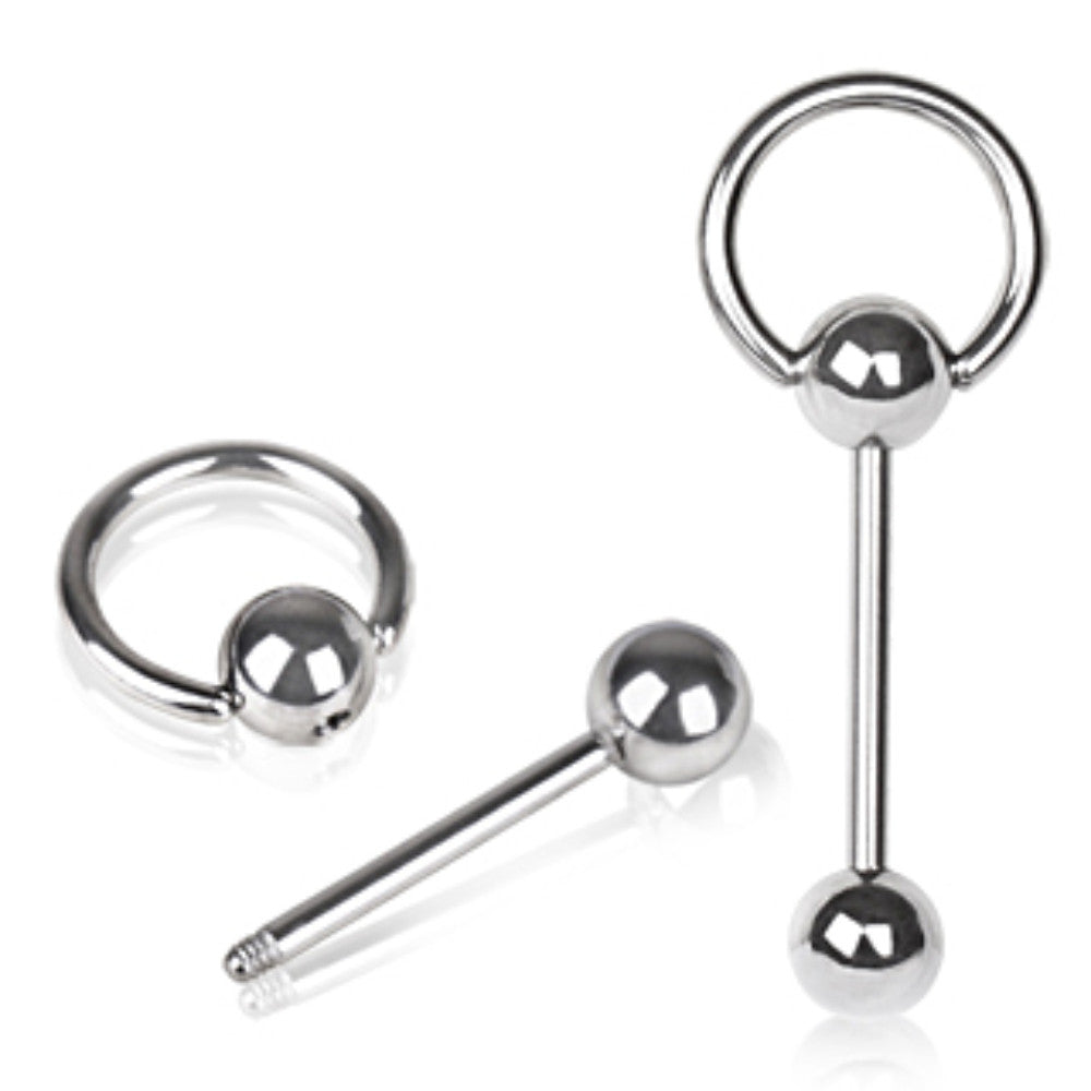 316L Surgical Steel Slave Ring Barbell