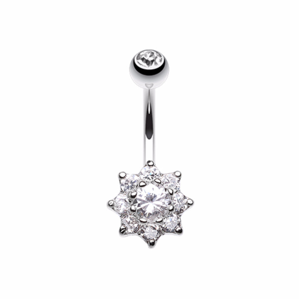 Spring Flower Belly Button Ring