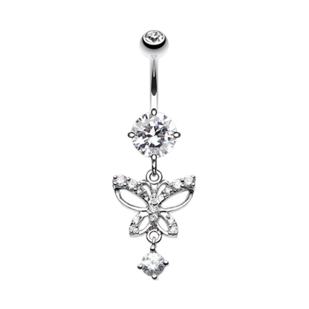 Alluring Butterfly Belly Button Ring – WildKlass Jewelry