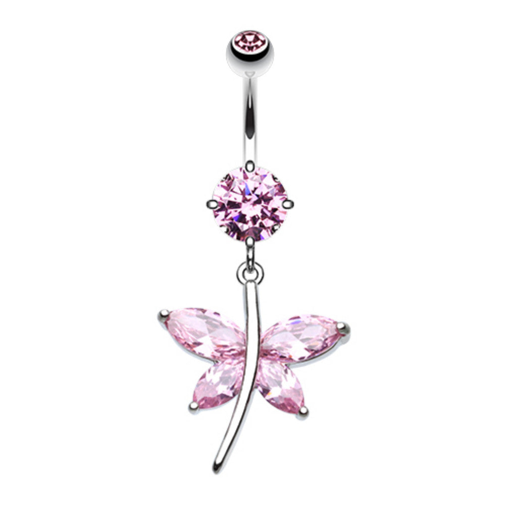 Dazzling Butterfly Belly Button Ring – WildKlass Jewelry