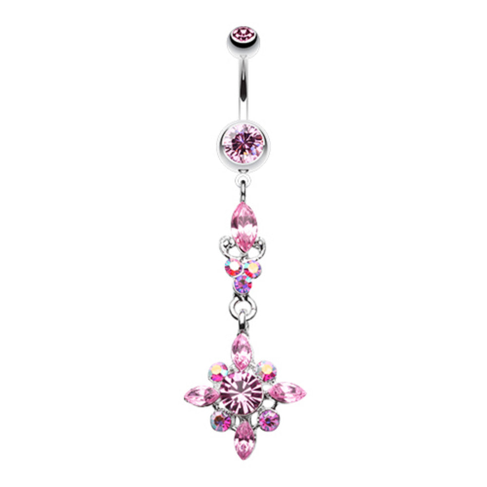 Dangling Shine Drops Belly Button Ring – WildKlass Jewelry